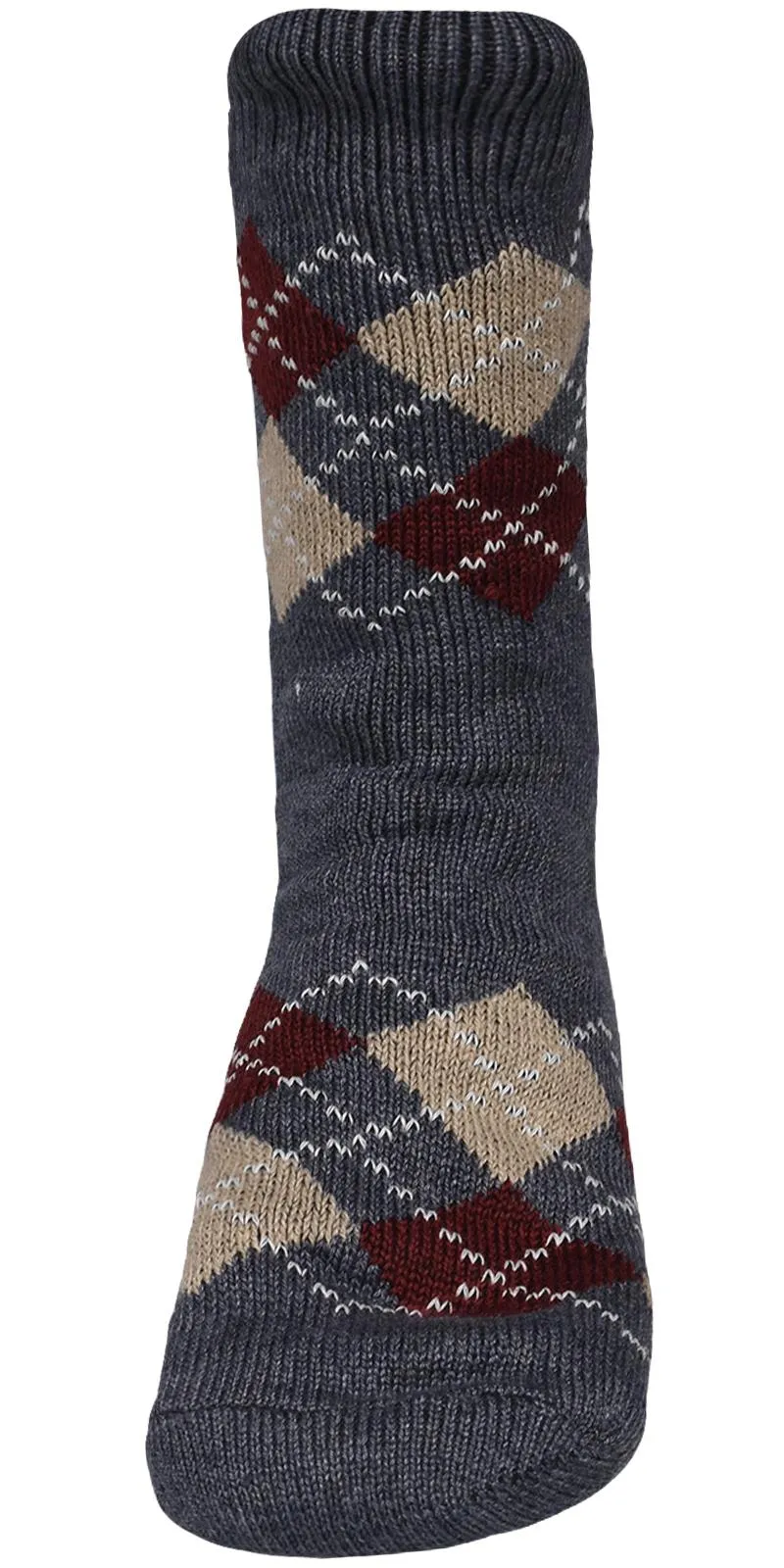 3 Pairs Mens Cotton Smooth Knit Socks - N491D